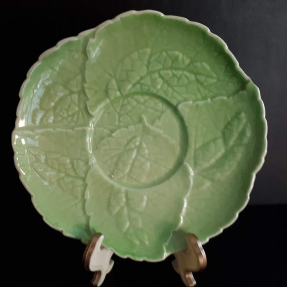 Vintage Carlton ware green Fox glove sugar cup and saucer - Picture 4 of 10